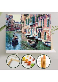 Resim Sayılarla Boyama Tuval Seti 40X50 Cm - Venedik 