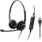 Resim SC 260 USB MS Iİ Duo Siyah Kulak Üstü Kulaklık Sennheiser