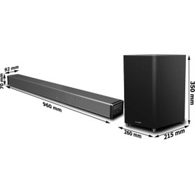 Resim Leader Sb-33 1.1 Soundbar Ev Sinema Sistemi 