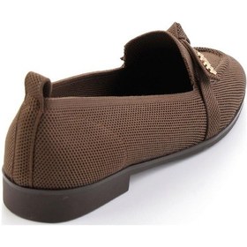 Resim Kahve Kadın Loafer Ayakkabı K01327025182 Kahve 