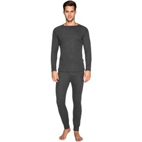 Resim Yetişkin Termal İçlik Set - Thermoform - Soft Unisex - Antrasit - XXL 