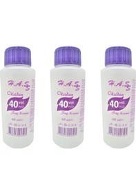 Resim H.A.S Oksidan Peroksit 40 Volüm %12 60 Ml X 3 (431949114) 