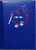 Resim Promosyon Denizi Doktor 6 Görselli Lacivert Ruhsat Kabı 