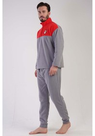 Resim Sevim Erkek Uzun Kol Polar Gri Pijama Takım C2t8n1o303 001 