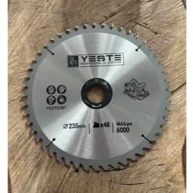 Resim Yeste 235MM Elmas Testere Sunta Mdf Ahşap Odun Kesme Testeresi 