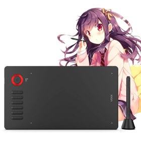 Resim Hype Store VEIKK A15 Pro grafik çizim tableti, 10 x 6 inç dijital çizim tableti, 12 kısayol tuşu ve bir Quick D 