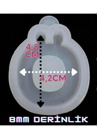 Resim Harf Kalıbı / Noktalı Harf / Türkçe Karakter Silikon Kalıp Ö 