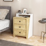 Resim Mobiga Zenit 3 Çekmeceli Komodin Şifonyer 