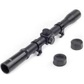 Resim 4x20 Full Çelik / Dürbünü 11mm Açık Sarı 