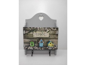 Resim Zens Shop Dekoratif Posta Kutusu Anahtarlık Posta Kutusu Renkli 