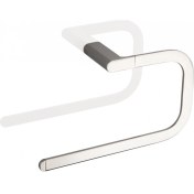 Resim Inda Mito Duvara Monte Halka Havlu Tutacağı Metal Krom 