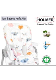 Resim Leke Tutmaz Organik Mama Sandalyesi Minderi & Kılıfı Max-M Germanyg One Size Pembe 