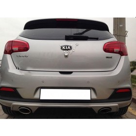 Resim Kia Ceed Difüzör Parlak Siyah 2012 2013 2014 2015 Plastik 