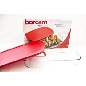 Resim Paşabahçe Silikon Kapaklı Dikdörtgen Borcam Tepsi 59124 