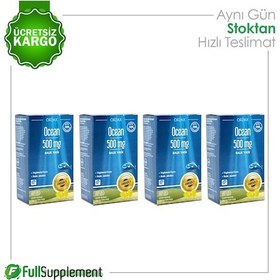 Resim Ocean Balık Yağı 500Mg 60 Soft Kapsül 4 Adet 