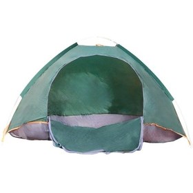 Resim Ayt Sunup Taşınabilir Katlanabilir 2 Kişilik Su Geçirmez Çadır Kolay Kurulan Kamp Çadırı Yeşil 