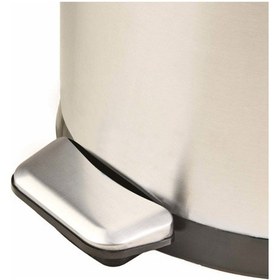 Resim Bombe Kapaklı Çelik Çöp Kovası - Inox - 30 Lt Çok Renkli 