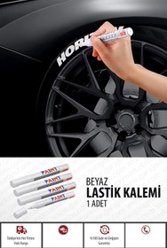 Resim LiftArt Lastik Yazı Kalemi Pvc Boya Beyaz - Su Geçirmez 