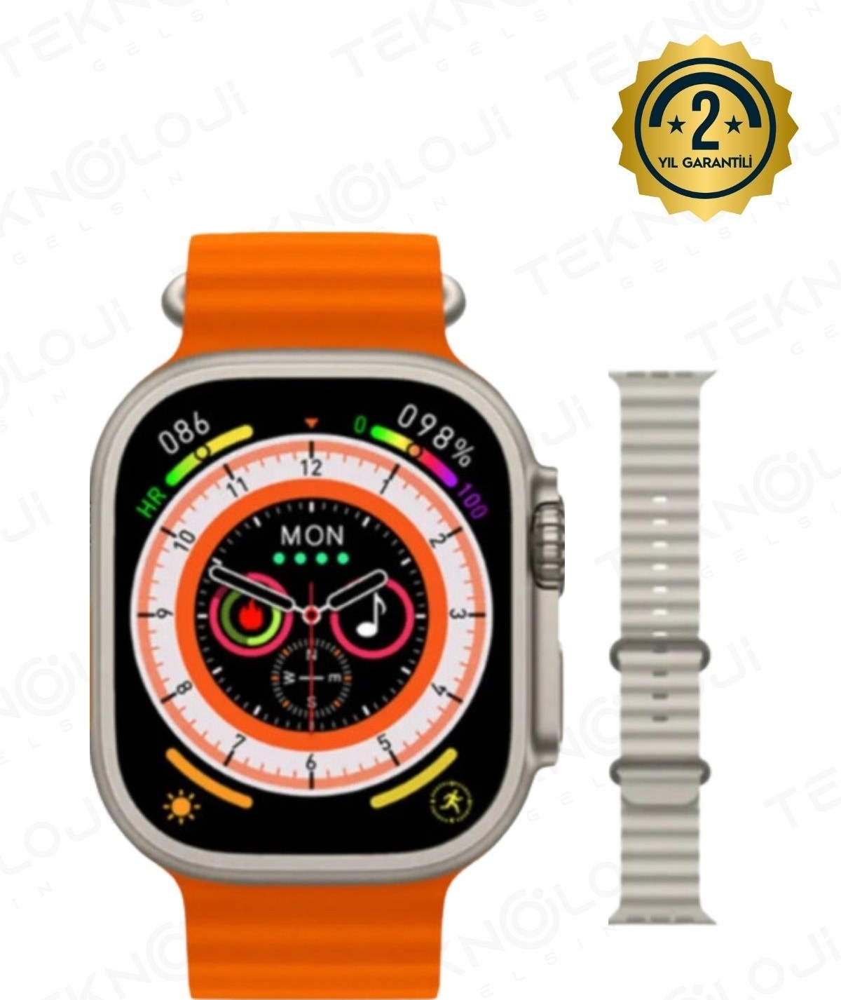 SMART WATCH HK9 ULTRA 49 MM YENİ VERSİYON AKILLI SAAT AMOLED NFC