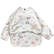 Resim Suntek Magideal Uzun Kollu Su Geçirmez Bebek Önlüğü Çok Renkli 