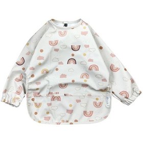 Resim Suntek Magideal Uzun Kollu Su Geçirmez Bebek Önlüğü Çok Renkli 