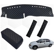Resim Hyundai Accent Göğüs Halı+Kolçak+Kemer Konfor 95-2000 Arası Siyah (541045245) 