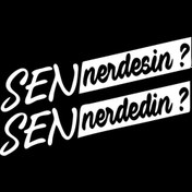 Resim nehay shop Sen Nerdesin ? özel yeni sticker Oto Cam özel yeni sticker Beyaz 21*8 Cm 