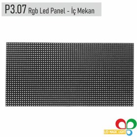 Resim P3.07 RGB LED PANEL İÇ MEKAN 