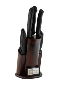 Resim Sürbısa 61506-E Eskitme Ahşaplı Mutfak Seti Pimsiz Sap Siyah 