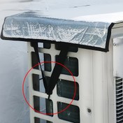 Resim 1 adet Su Geçirmez Klima Kapağı, UV Koruma ve Toz Geçirmez Dış Ünite Koruyucu, Kolay Kurulum, Elektrik Gerektirmez 