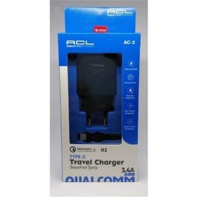 Resim Acl H2 Type-C Travel Charger 3.4A 18 Watt 