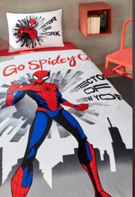 Resim Özdilek Disney Spiderman Go Spide Rf Tek Kişilik Nevresim Takımı Gri 