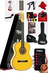 Resim Midex CG-36YLW 3/4 36" Sarı Junior 8-12 Yaş Arası Çocuk Gitar 