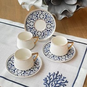 Resim Arow 6 Kişilik Türk Kahve Fincan Takımı 90 ml 