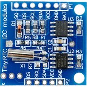 Resim Ds1307 Rtc Iıc Zaman Modül Gerçek Zaman Saat I2c 24c32 Eeprom Sn/dakika/saat/gün/ay/yıl/tarih Hesap 