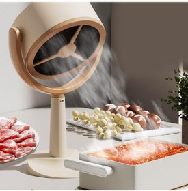 Resim Sones Usb Doğrudan Fiş Küçük Masaüstü Davlumbaz Mini Taşınabilir Masaüstü Davlumbaz 