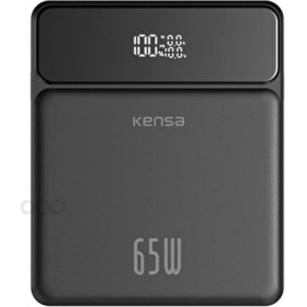 Resim 65W Kendinden Kablolu Turbo Hızlı Şarj Power Bank Macbook & Notebook Şarj Eder 65 Watt 20,000 Mah 