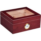 Resim Falconetti Kahverengi Camlı Humidor Puro Kutusu Rb95khv 
