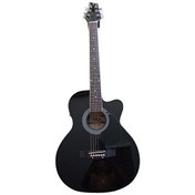 Resim Stagg SA20 DCE BLK Elektro Akustik Gitar 