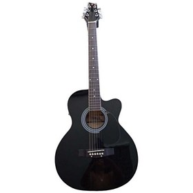 Resim Stagg SA20 DCE BLK Elektro Akustik Gitar 