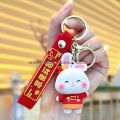 Resim Silver1 Gıoıo Anahtarlık Küçük Kolye Hediye Sevimli Üç Boyutlu Bebek Okul Çantası Çanta Çekicilik (Yurt Dışından) 