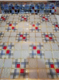 Resim Şeffaf Masa Örtüsü 1,7 Mm Kalın Desenli 100 Cm X 250 Cm Pvc Kaym 