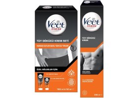 Resim Veet Men Tüy Dökücü Krem Seti 100 Ml + 50 Ml + Veet Men Tüy Dökücü Krem 200 Ml 
