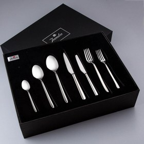 Resim Jumbo 9400 84 Parça 12 Kişilik Çatal Kaşık Bıçak Seti 
