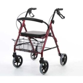 Resim Tm-h 8026 Arkalıklı Tekerlekli Yürüteç Walker 