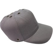 Resim Darbe Emicili Şapka Baret Gri 