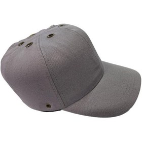 Resim Darbe Emicili Şapka Baret Gri 