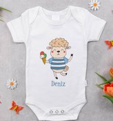 Resim BK Kids İsimli Bebek Body Zıbın - Model 22 