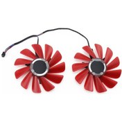 Resim 85mm Fdc10u12s9c 0.45amp 4pin Soğutucu Fan Değiştirme Xfx Rx 560d Rx 570 Rx 580 Rx Vega Grafikler Verhici Kartı Soğutma Fans Blade Rengi: Kırmızı 