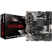 Resim B450M-HDV R4.0 DDR4 HDMI DVI PCIe 16X v4.0 AM4 mATX Asrock